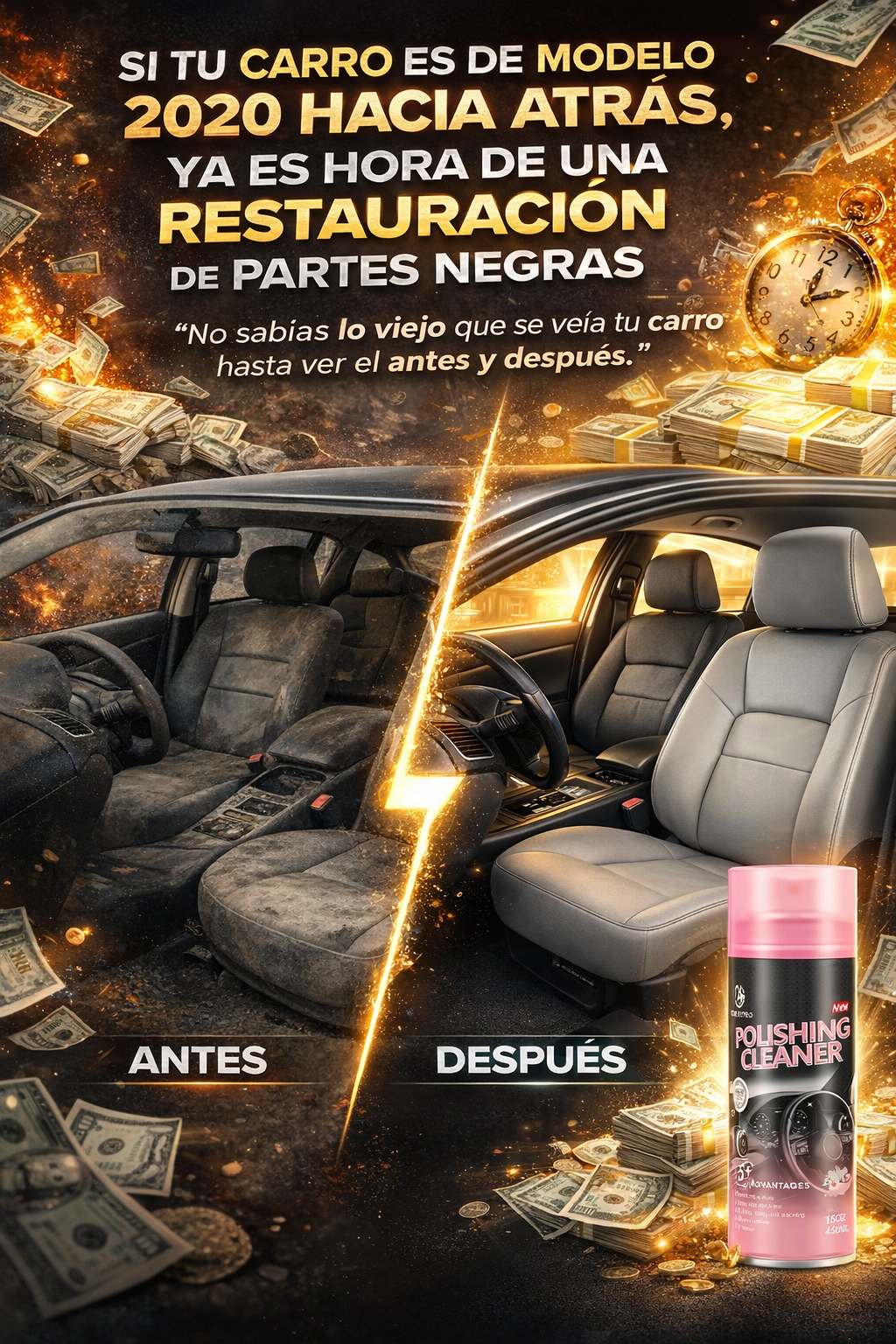 Aerosol 3 en 1 - Restaura, Aromatiza y portege